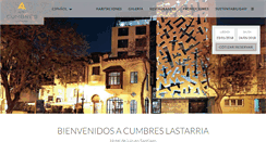 Desktop Screenshot of cumbreslastarria.com